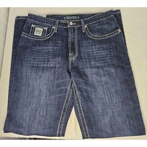 Cinch Men's White Label Relaxed Fit Dark Stonewash Jeans MB92834039